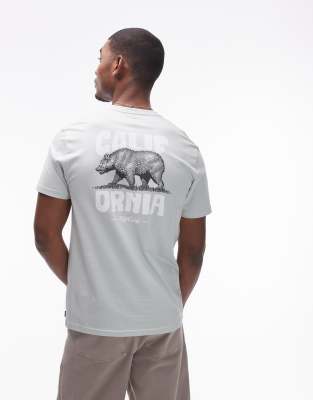 Ripcurl - Desti - T-shirt avec imprimé animal - Menthe-Vert