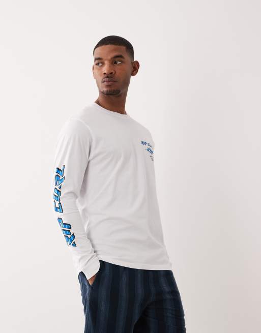 Ripcurl – Fade Out – Biały T-shirt z długimi rękawami, 3 z 5