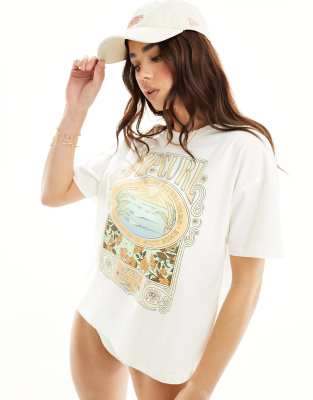 Ripcurl Ripcurl long days relaxed T-shirt in white