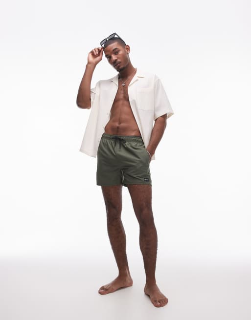 Ripcurl – Offset – Volley-Badeshorts in Olivgrün, 3 von 4