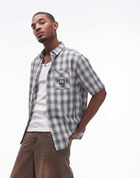 Ripcurl - Raw Energy - Camicia a maniche a quadri color osso - view 1