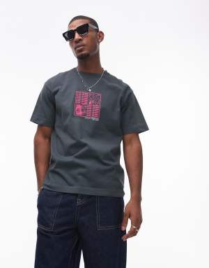 Ripcurl raw energy zine t shirt in pine