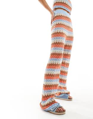 Ripcurl Ripcurl santorini sun crochet beach short co-ord in multi