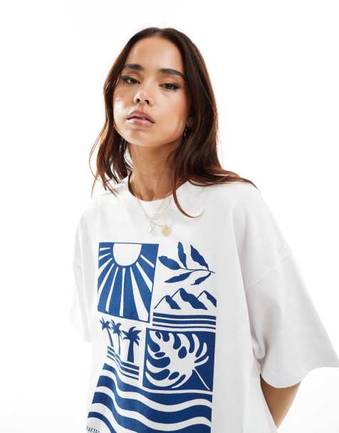 Ripcurl - Santorini Sun - Heritage - T-shirt in wit - view 1