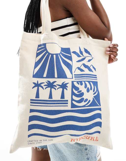 Ripcurl - Santorini Sun - Strandtas in crème