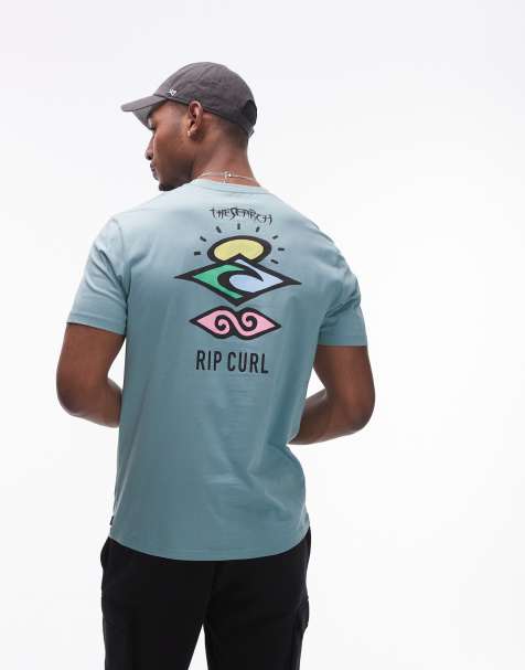 Ripcurl – Search Icon – Blå t-shirt - view 1