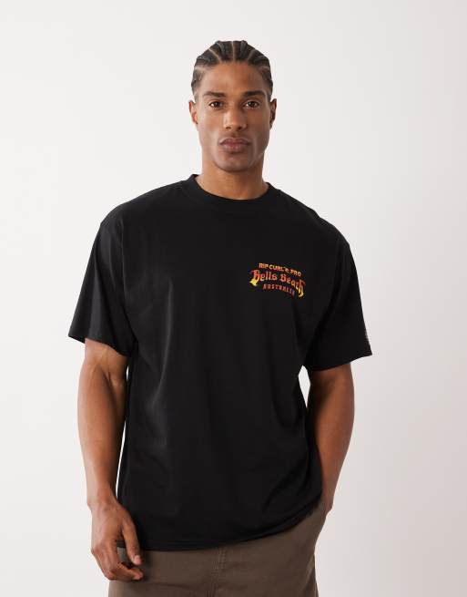 Ripcurl - Sort T-shirt med 'Bells Pro'-print, 3 af 5
