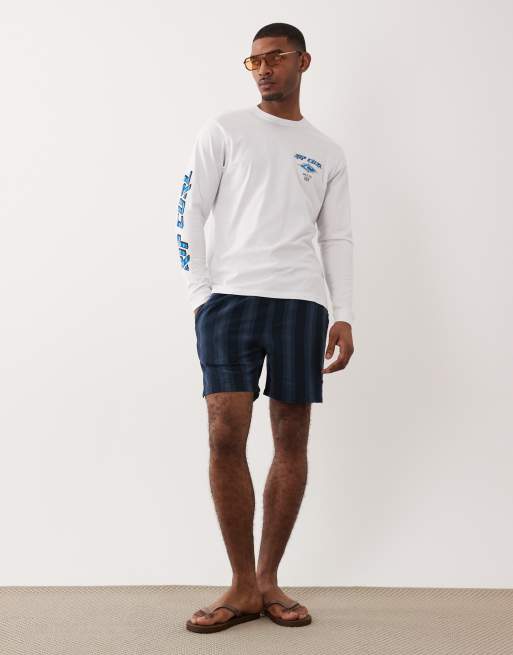 Ripcurl - Vervaagd T-shirt met lange mouwen in wit, 2 van 5