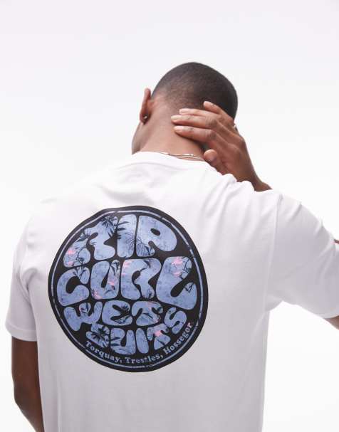 Ripcurl wettie passage icons t shirt in white - view 1