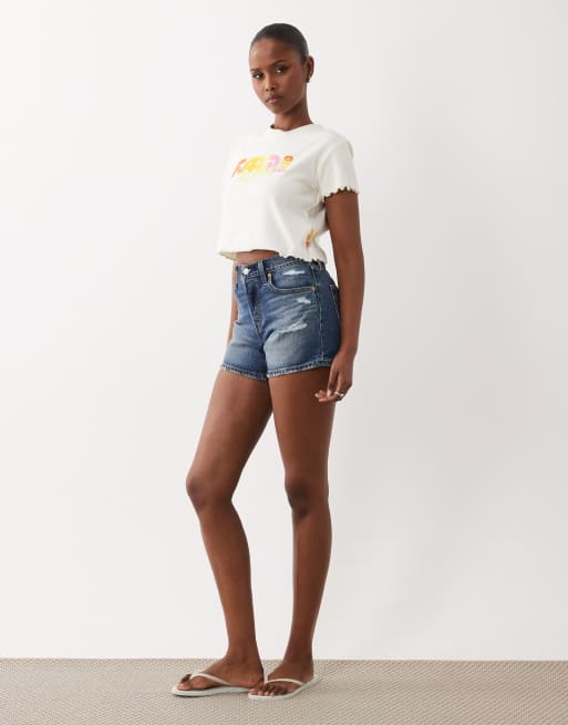 Ripcurl X Farm Rio - Baby tee in vanille, 3 van 4