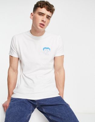 RIPNDIP bassrush t-shirt in white with chest and back print