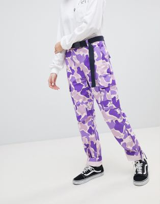 rip n dip purple camo pants