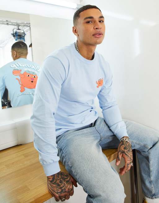 RIPNDIP - Drink Me - Top a maniche lunghe blu