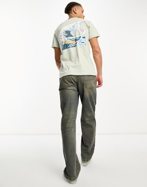 RIPNDIP - Great Wave - T-shirt imprimé devant et au dos
