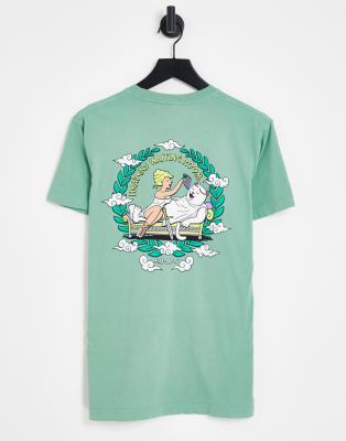 RIPNDIP heavens waiting room T-shirt in green