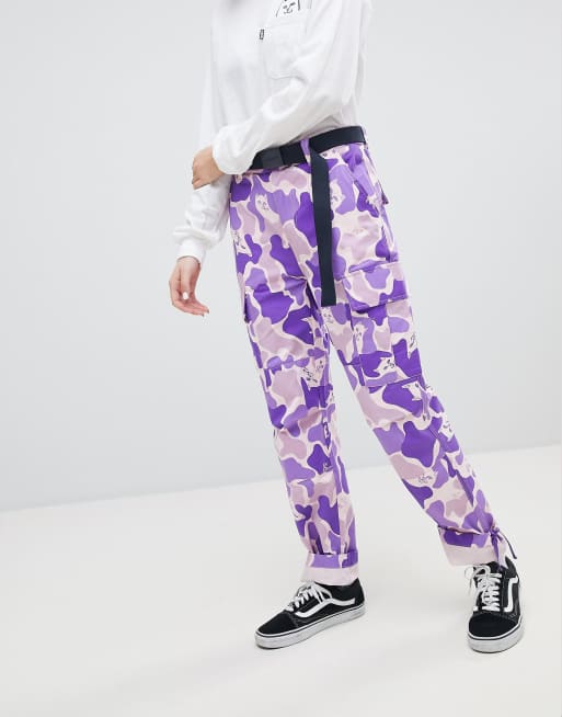 RIPNDIP Hose mit Umschlag im Military Muster Kombiteil ASOS