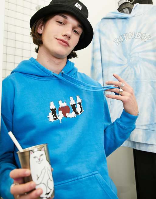 Ripndip store hoodie blue