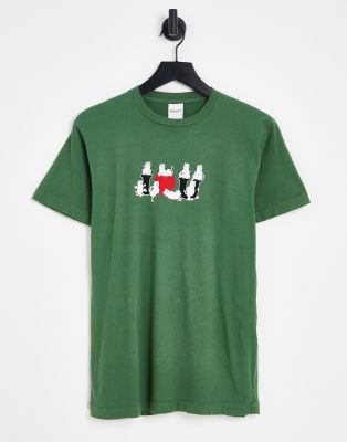 RIPNDIP I love u t-shirt in green