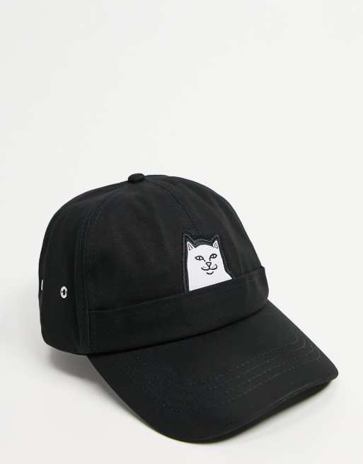 RIPNDIP– Kappe mit Lord-Nermal-Logo und 6 Bahnen in Schwarz