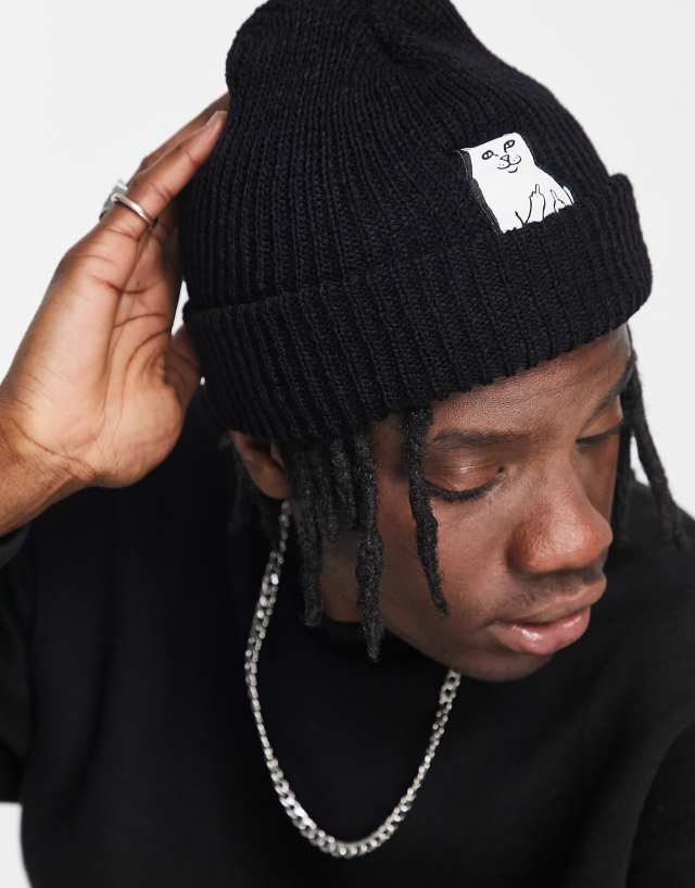 RIPNDIP Lord Nermal beanie in black