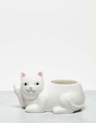 Rip N Dip RIPNDIP lord nermal ceramic plant pot in white