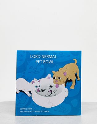 RIPNDIP lord nermal pet bowl in white