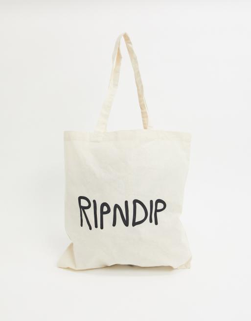 RIPNDIP Lord Nermal – Torba typu tote w neutralnym kolorze