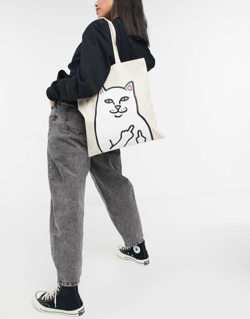 RIPNDIP Lord Nermal tote bag in natural