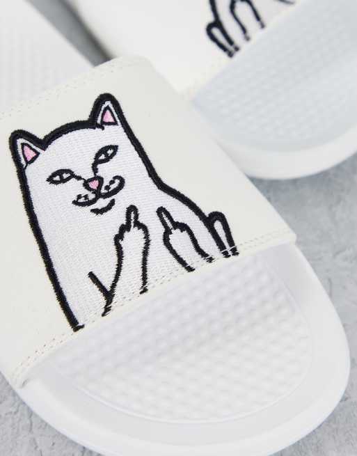 Ripndip best sale slides white