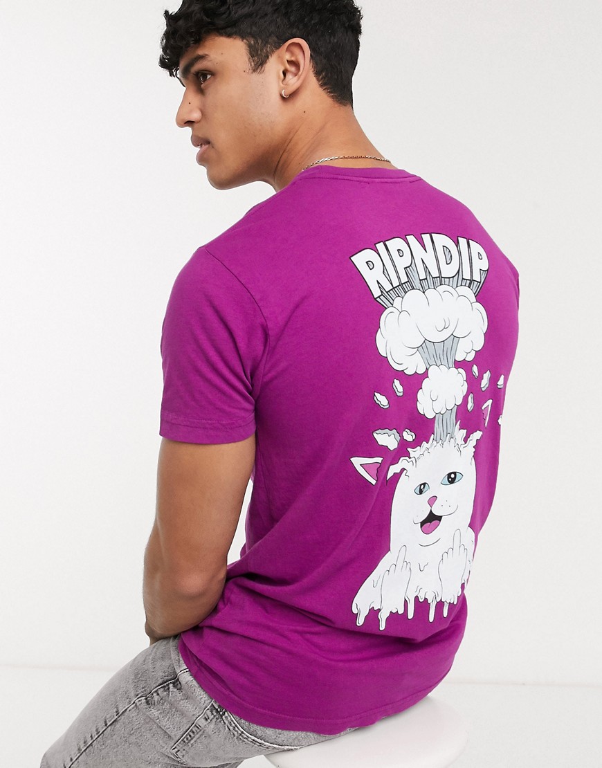 RIPNDIP - Mind Blown - T-shirt in paars