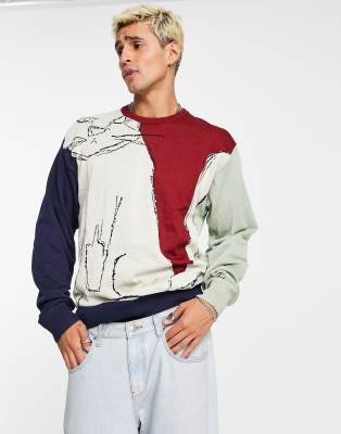 RIPNDIP nermhol knitted jumper in multi | ASOS