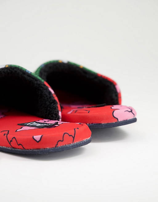 RIPNDIP nermurari warrior house slippers in multi 
