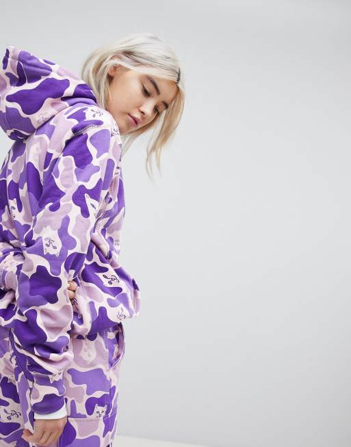 Rip n dip sale purple camo hoodie