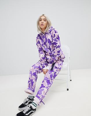 purple camo ripndip hoodie