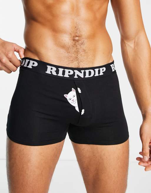RIPNDIP – Peek A Nermal – Czarne bokserki