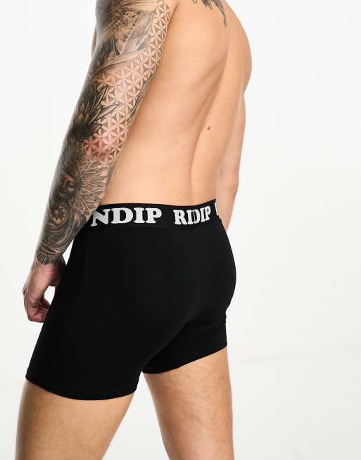 RIPNDIP - Peek A Nermal - Sorte boksershorts, 2 af 4