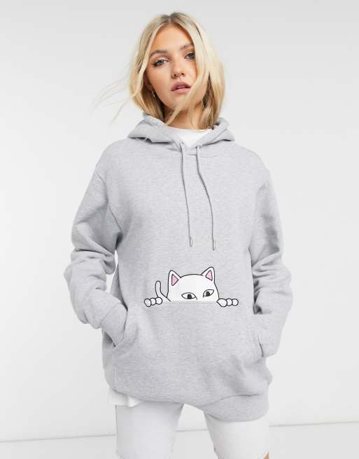 RIPNDIP Peeking Nermal hoodie in gray