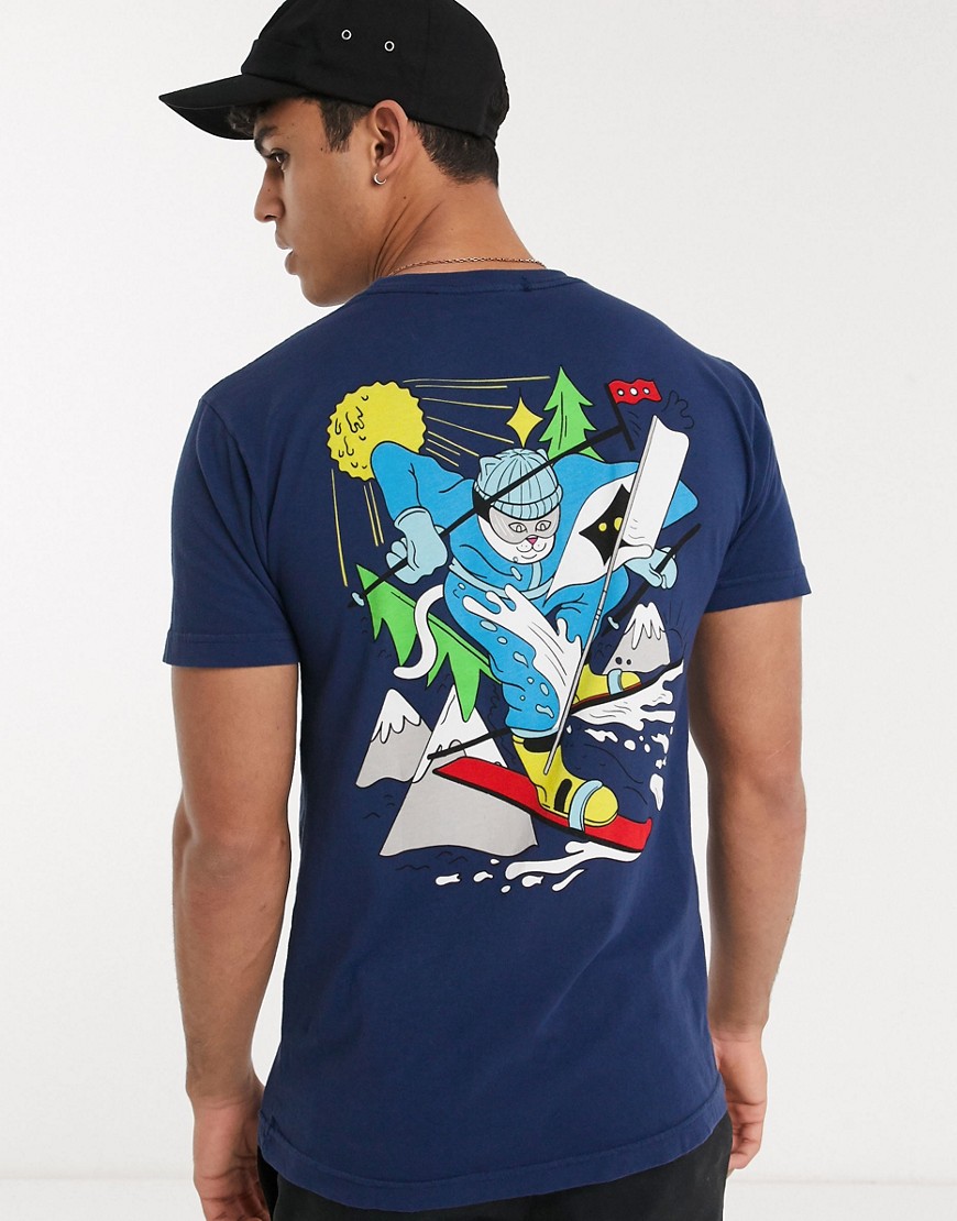 RIPNDIP - Slopes - T-shirt blu navy