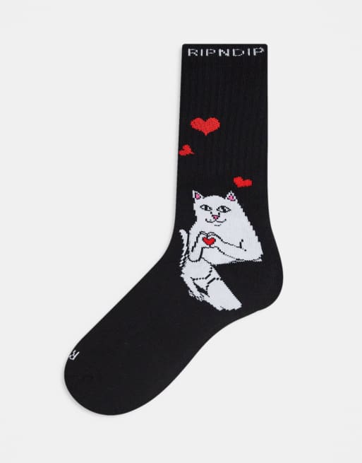 RIPNDIP - Sorte sokker med 
