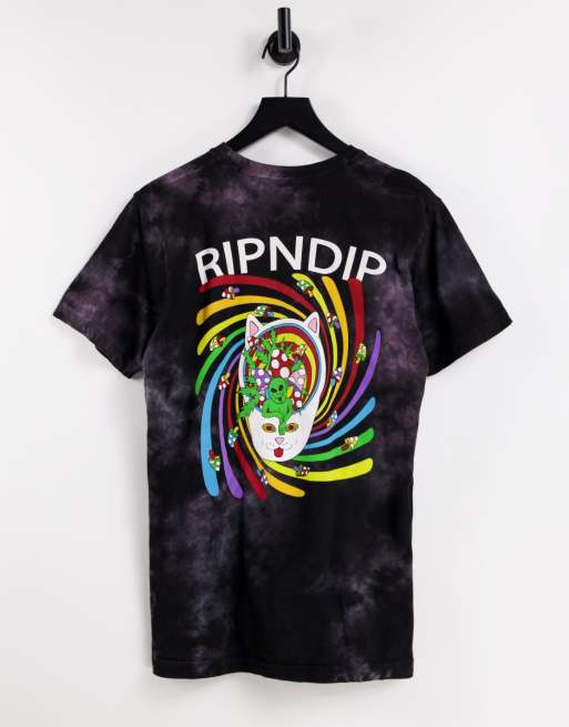 RIPNDIP - Tie-dye touch of psych - T-shirt in paars, 4 van 4