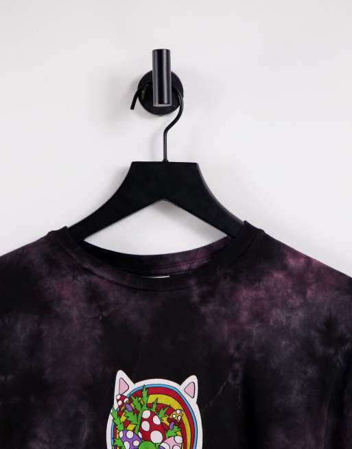 RIPNDIP tie-dye touch of psych t-shirt in purple, 3 of 4