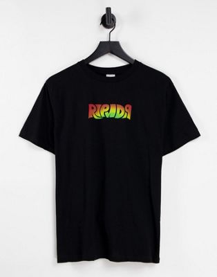 T-shirts et débardeurs RIPNDIP - Zen Garden - T-shirt imprimé au dos - Noir