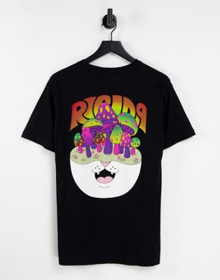 RIPNDIP – Zen Garden – T-Shirt in Schwarz mit Rückenprint