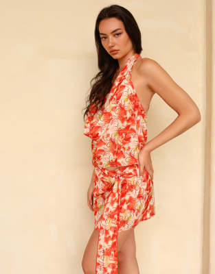 Ris-k Ebb And Flow Top In Red