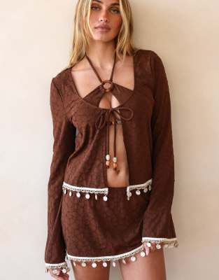 Ris-k Landlocked Top In Brown