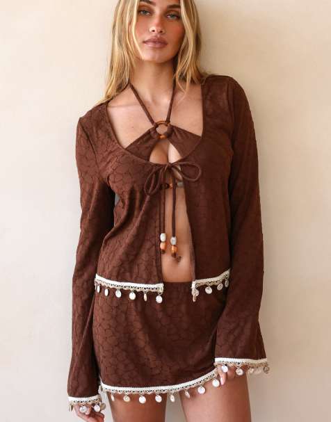 Ris-k landlocked top in cappuccino - view 1