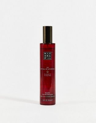 The Ritual of Ayurveda Indian Rose & Sweet Almond Oil Hair & Body Mist 50ml