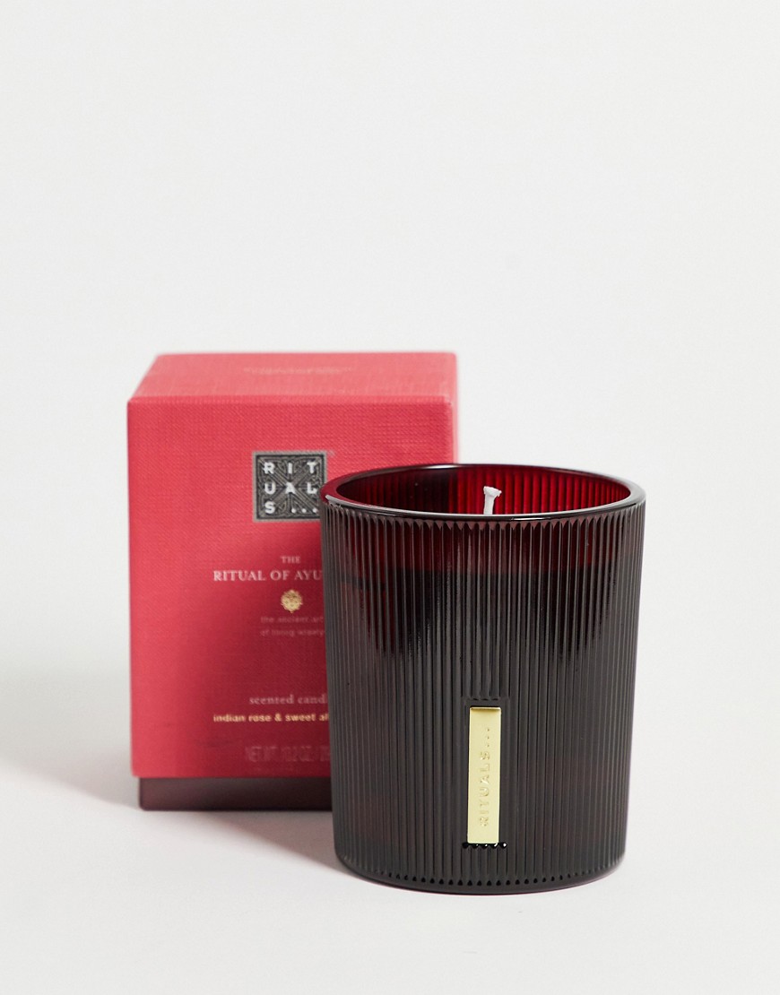 Rituals The Ritual of Ayurveda Indian Rose & Sweet Almond Oil Scented Candle 290g-No colour