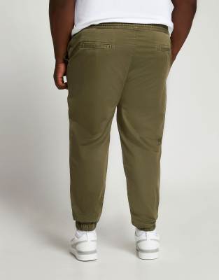 mens elastic cuff chino pants