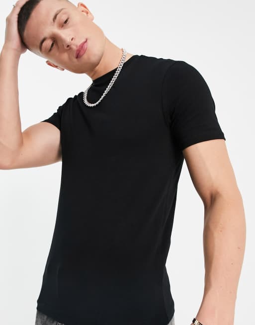 river island mens muscle fit t shirts